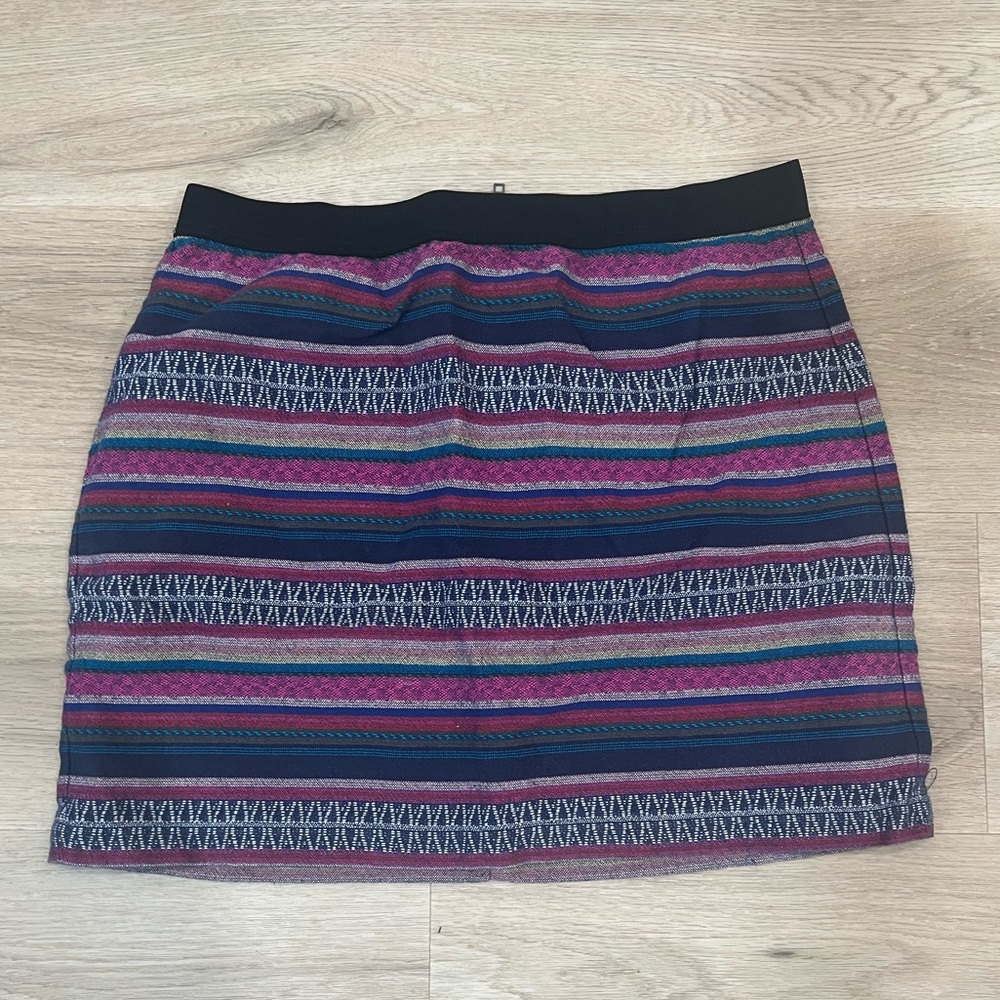 Striped Mini Skirt